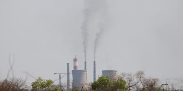 Coal thermal power plant at Hwange Colliery, Zimbabwe